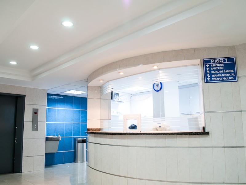 Clinical Reception Front Desk Area